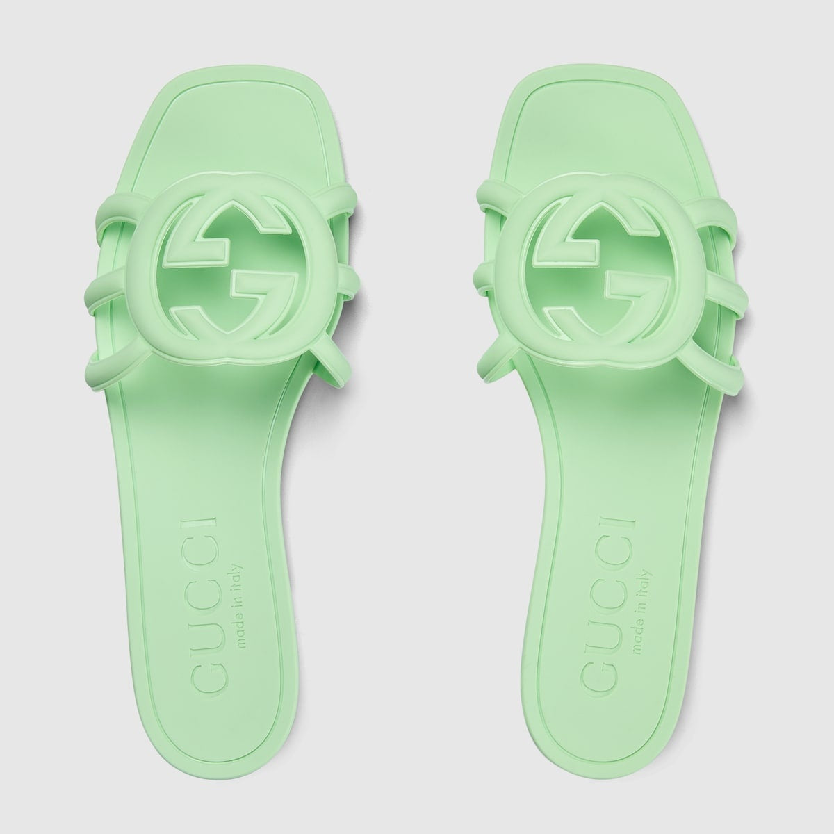 Green rubber g slides